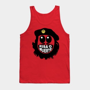 Minimal Che Guevara Risa O Muerte Tank Top